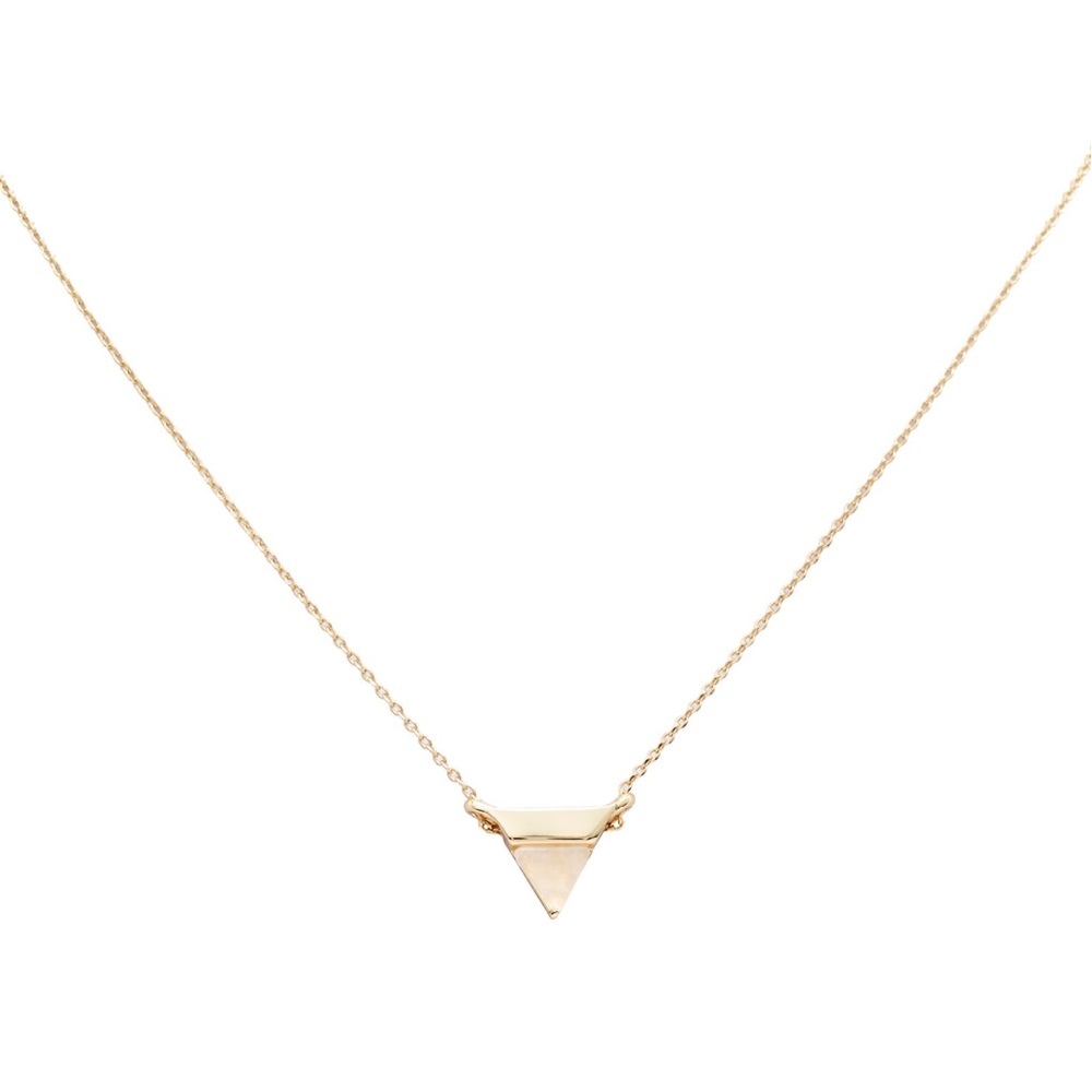 Uncommon James Blush Triangle Necklace